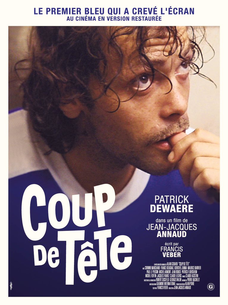 Envie de #revoir COUP DE TETE ⚽️ sur grand écran ? Deux #séances exclusives SAMEDI 30/11 à 18H30 en présence de l’éditeur de la #BO du film signée par Pierre Bachelet pour la 1ère fois en #vinyle (Pop Club Records) et LUNDI 2/12 à 14H00 au mythique #Cinéma Mac Mahon 🎬 #festival