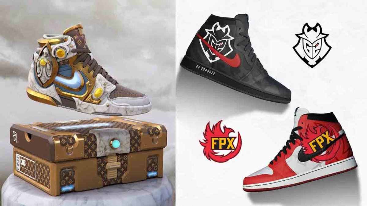 league of legends x louis vuitton x nike