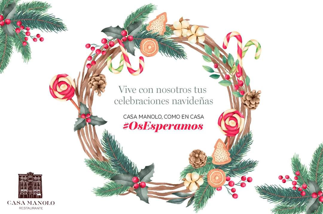 casa_manolo's tweet photo. 🎄ADELÁNTATE A ESTA #NAVIDAD2019🎄| Reserva YA MISMO tus comidas o cenas de empresa en #CasaManolo. El mejor ambiente, la discreción de sus salones, distintos MENÚS y una atención personalizada.

☎️ Casa Manolo: calle García Castañón, 12. Llámanos y haz tu RESERVA: 948 22 51 02. https://t.co/iTQ1g0Akx8