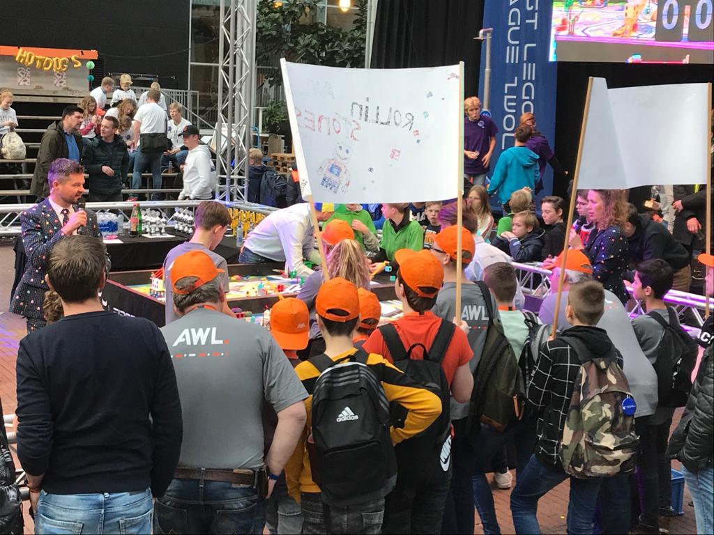 AWL-Techniek (@awltechniek) on Twitter photo Today “AWL The Rollin’ Stones - Agnieten College” competed at the regional final of the <a href="/firstlegoleague/">FIRST LEGO League</a> at Deltion College. Perron038, WIMM and AWL made students enthusiastic to achieve the fastest time by taking a course with an #AutonomousMobileRobot.
#lifelonglearning Today “AWL The Rollin’ Stones - Agnieten College” competed at the regional final of the <a href="/firstlegoleague/">FIRST LEGO League</a> at Deltion College. Perron038, WIMM and AWL made students enthusiastic to achieve the fastest time by taking a course with an #AutonomousMobileRobot.
#lifelonglearning