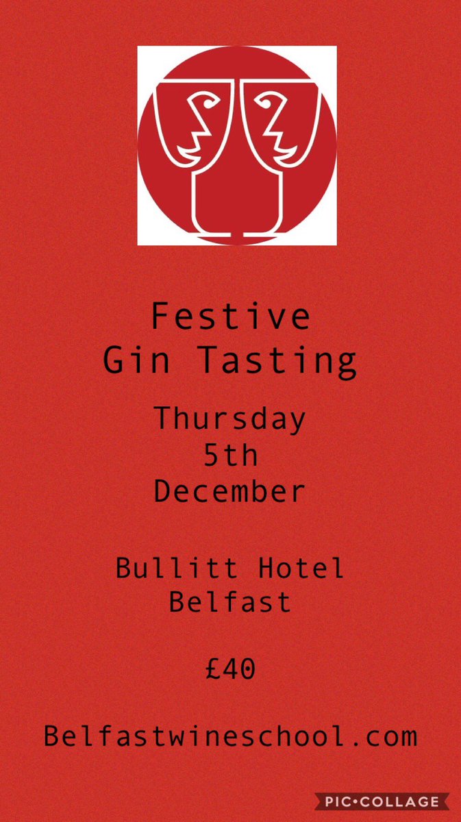 Lots of lovely Festive Gins at our tasting on Thursday 5th December in <a href="/BullittBelfast/">Bullitt Belfast</a>