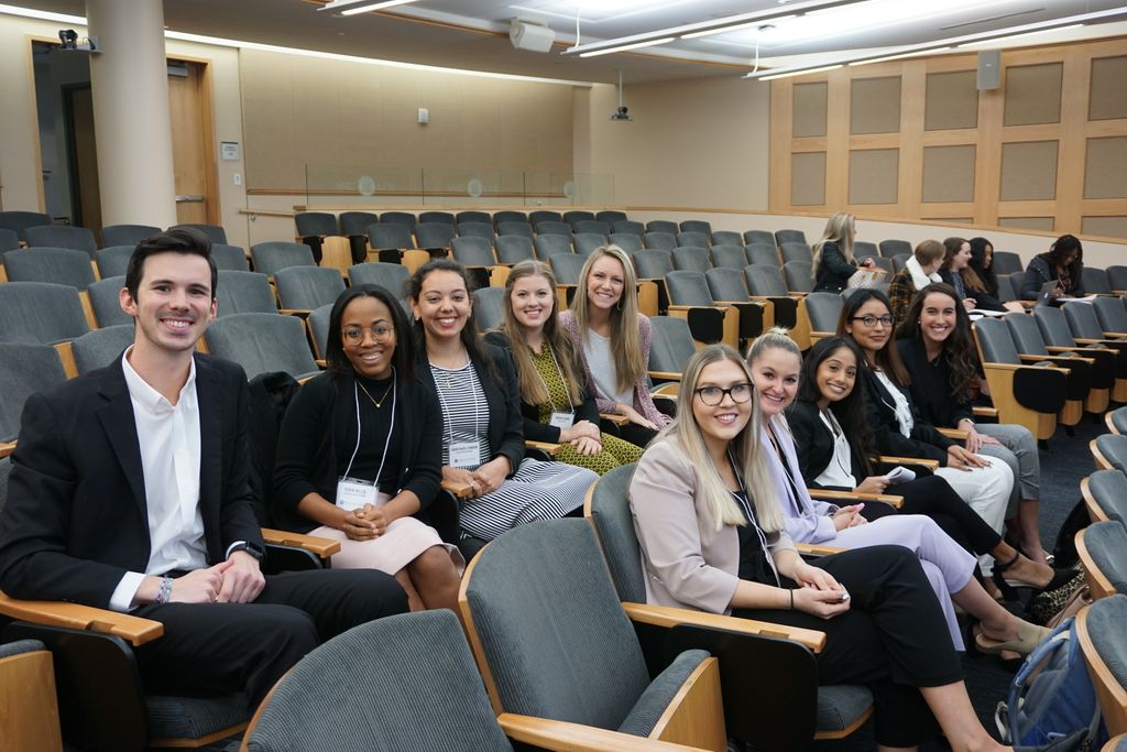 PlankCenterPR's tweet photo. Leadership. Diversity. Achievement. Read more about the 2019 Challenge for Emerging Leaders, an intensive, two-day #leadership workshop with 18 engaged, high-achieving and diverse seniors majoring in #PublicRelations. https://t.co/Z6wVdZQgC0 #PlankPRChallenge https://t.co/7TYuPaGaIt