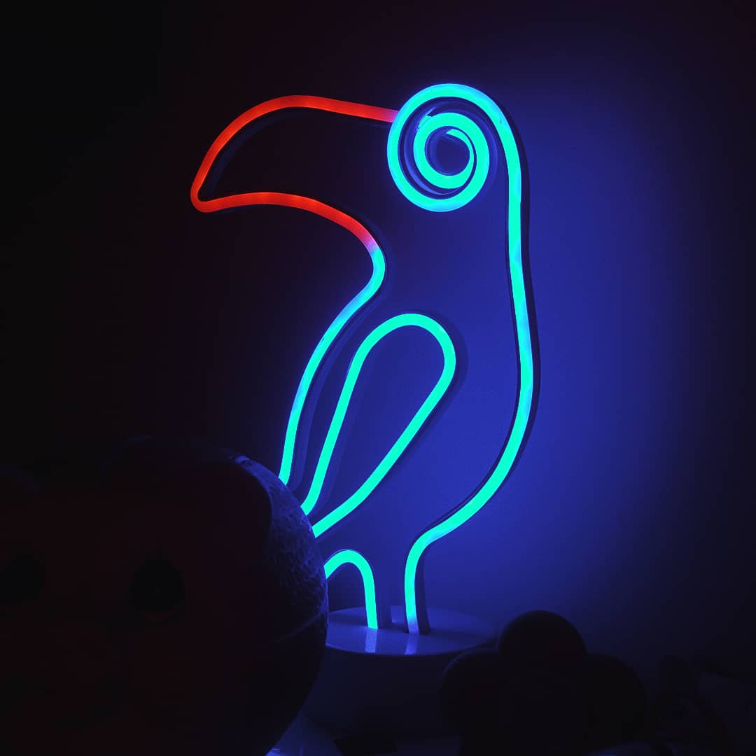 If one colour isn't enough, toucan be the right amount to make your life colourful.

#colorful #light #toucan #creativelighting #creative #animalform #animal #wildanimal #tropical #blue #criativo #azul #junofilter… instagram.com/p/B5P5yYdgCrp/…