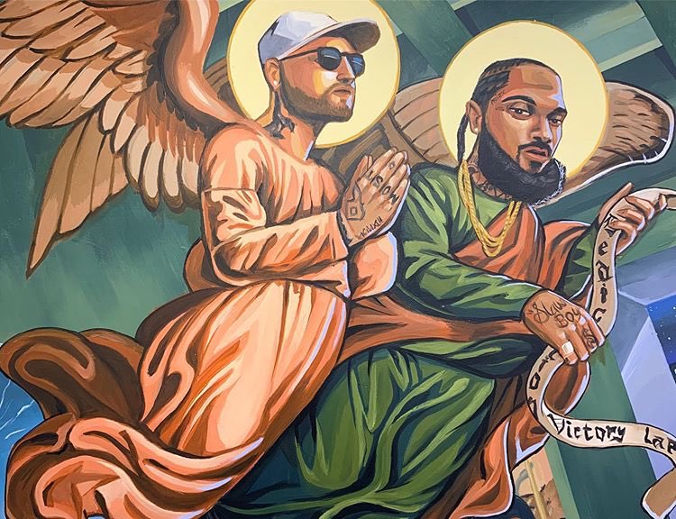 RapFavorites's tweet image. Wow, this is great. Even added some album posters in the background.

🎨: IG/pbourque77