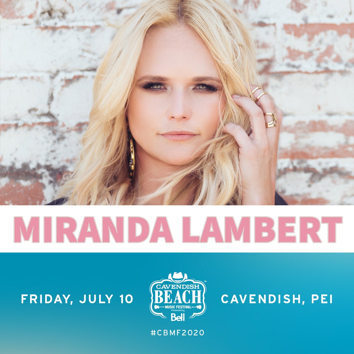 CavendishFest's tweet image. For the first time ever, @mirandalambert is coming to CBMF. 

Friday, July 10. 

cavendishbeachmusic.com
