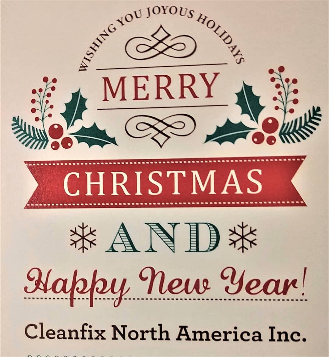 AmyLepp79's tweet photo. With ThanksgivingDay now behind us, it's time to gear up for the next big occasion! So, our ever diligent Cleanfix North America team immediately got to work on our 2019 Christmas cards. You should see yours soon!
#CleanfixNorthAmerica #CleanfixFans #Cleanfix #CleanfixCool https://t.co/dJXv0hhEgE