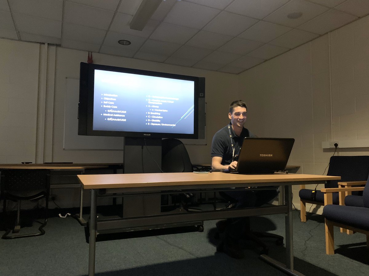 WMFSBournbrook's tweet photo. Blue watch have been busy at @unibirmingham Emergency response conference giving fire safety advice. Followed by a lecture on burns and pre hospital trauma from @wmcareteam. Thank you 🙏🏻 https://t.co/DZM7YDo753