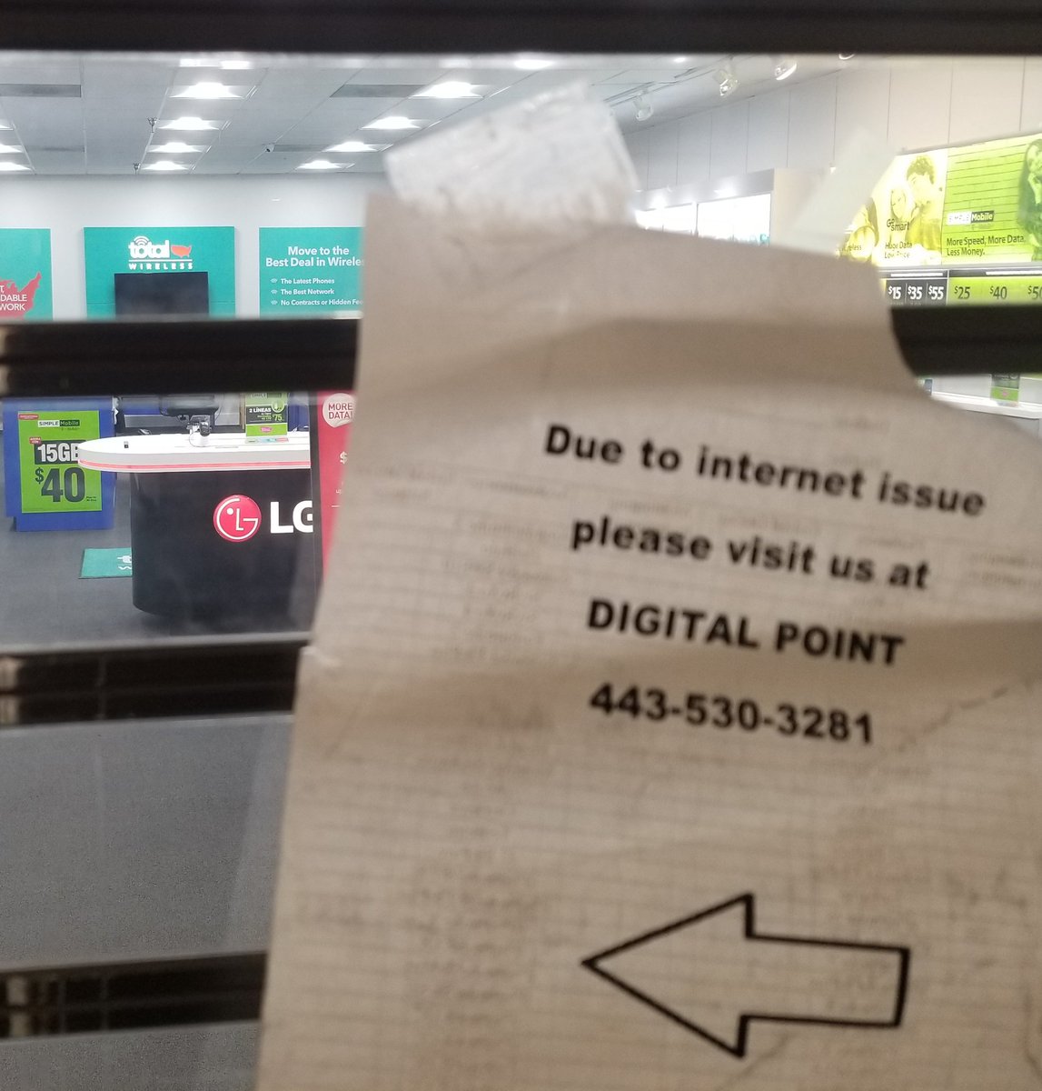 Kola (@jameskola11) on Twitter photo Eastpoint Mall is down a prepaid "competitor" as of a few minutes ago. Gates are still open at <a href="/MetroByTMobile/">Metro by T-Mobile</a>! Come
<a href="/ToddCEmetro/">Todd Elliott</a> @CruzMetro1 Eastpoint Mall is down a prepaid "competitor" as of a few minutes ago. Gates are still open at <a href="/MetroByTMobile/">Metro by T-Mobile</a>! Come
<a href="/ToddCEmetro/">Todd Elliott</a> @CruzMetro1