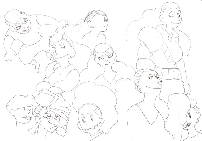 its kinds fun to just fart out #characterdesign ideas lmao #art 