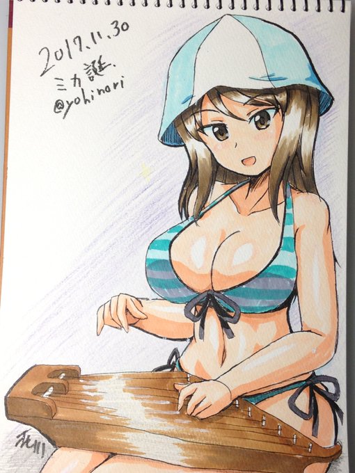 今回も過去絵で恐縮ですが、
ミカ誕おめでとう🎊
圧倒的おっぱい率
 #ミカ生誕祭2019
 #ミカ生誕祭 