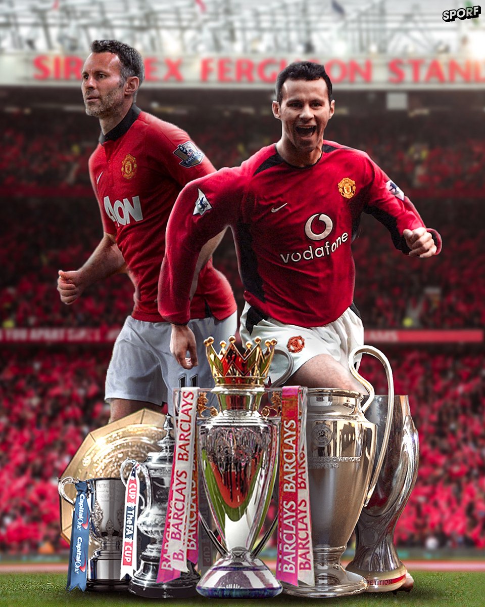 Sporf's tweet photo. 🎉 Happy 46th Birthday, Ryan Giggs!

🏟 919 Games
🏴󠁧󠁢󠁷󠁬󠁳󠁿 64 Caps
⚽ 172 Goals
🎯 246 Assists

13 🏆🏴󠁧󠁢󠁥󠁮󠁧󠁿 Premier League
9 🏆🏴󠁧󠁢󠁥󠁮󠁧󠁿 Charity Shield
4 🏆🏴󠁧󠁢󠁥󠁮󠁧󠁿 FA Cup
3 🏆🏴󠁧󠁢󠁥󠁮󠁧󠁿 League Cup
2 🏆🇪🇺 Champions League
1 🏆🇪🇺 Club World Cup
1 🏆🇪🇺 UEFA Super Cup

👏 One club legend. https://t.co/vesRGzLYVF
