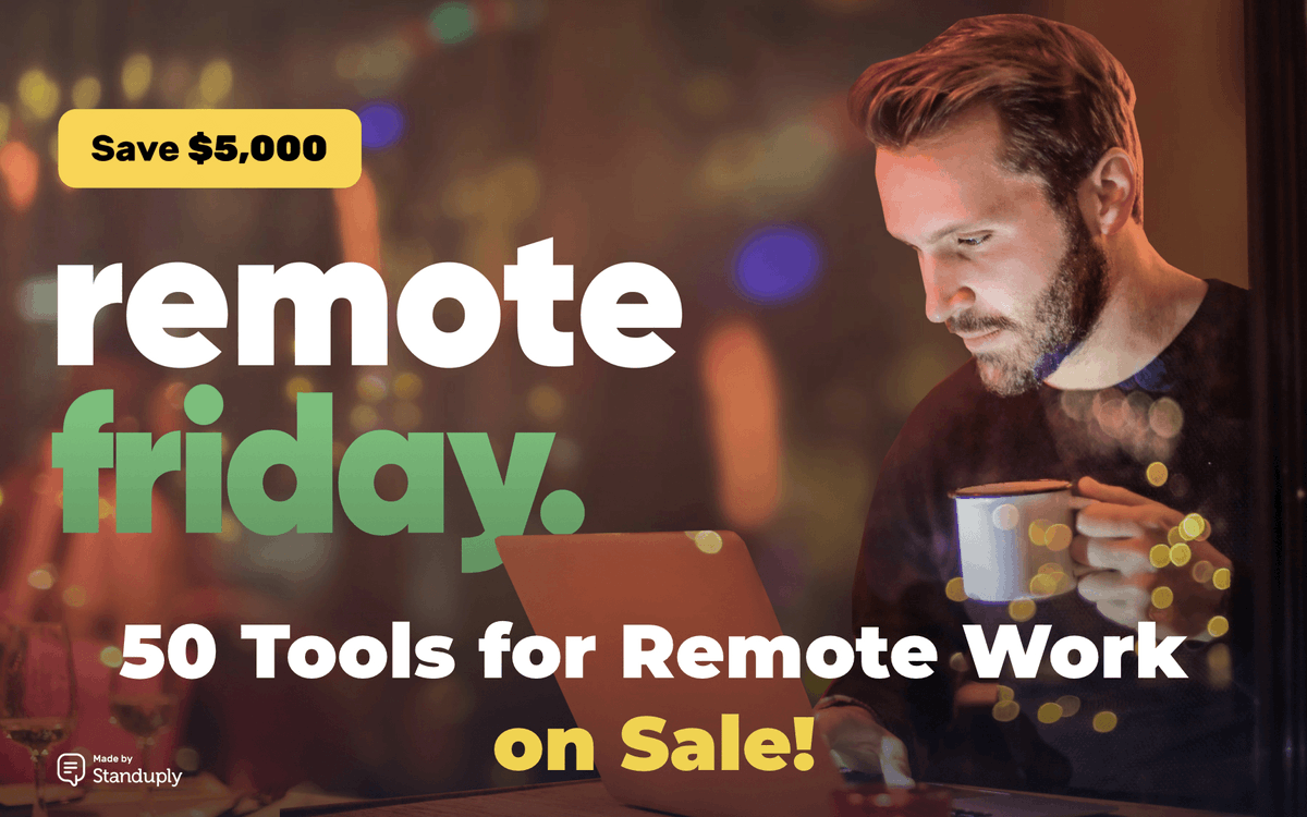 Meet the largest ever #BlackFriday bundle with tools for #remotework. You'll find 55 amazing tools for remote work on sale at ctt.ec/fX7B3+