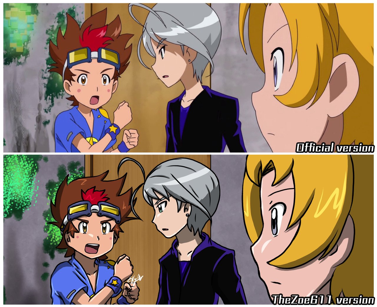 Thezoe611 The Third Redraw I Don T Know Whether To Say That I Liked It Or Not I Guess I Really Need To Improve More デジモン Digimon デジモンクロスウォーズ 工藤タイキ 明石タギル