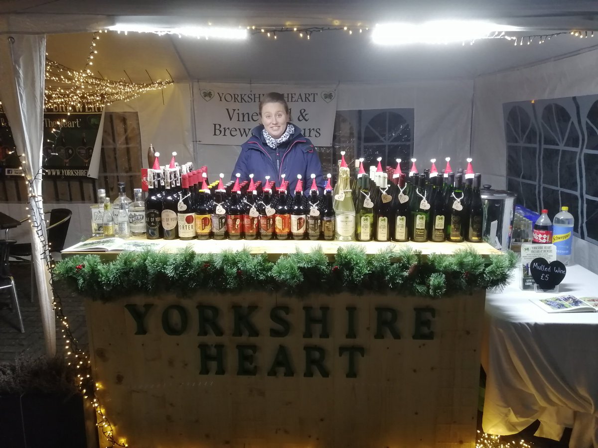 Tim &amp; Georgina are set up <a href="/HarrogateTribe/">Harrogate Tribe</a> #indiechristmas event hosted by <a href="/ArloAndJacob/">Arlo & Jacob</a>, call in and see them and try our delicious local beers and wines.
#local #shoplocal #Harrogate #Yorkshire