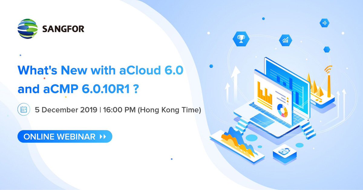 CipsInformatica's tweet image. Giovedì 5 dicembre alle ore 9:00 Sangfor Technologies organizza un webinar per illustrare le novità di aCloud 6.0 e aCMP 6.0.10R1
bit.ly/35RQXYt
#cipsinformatica