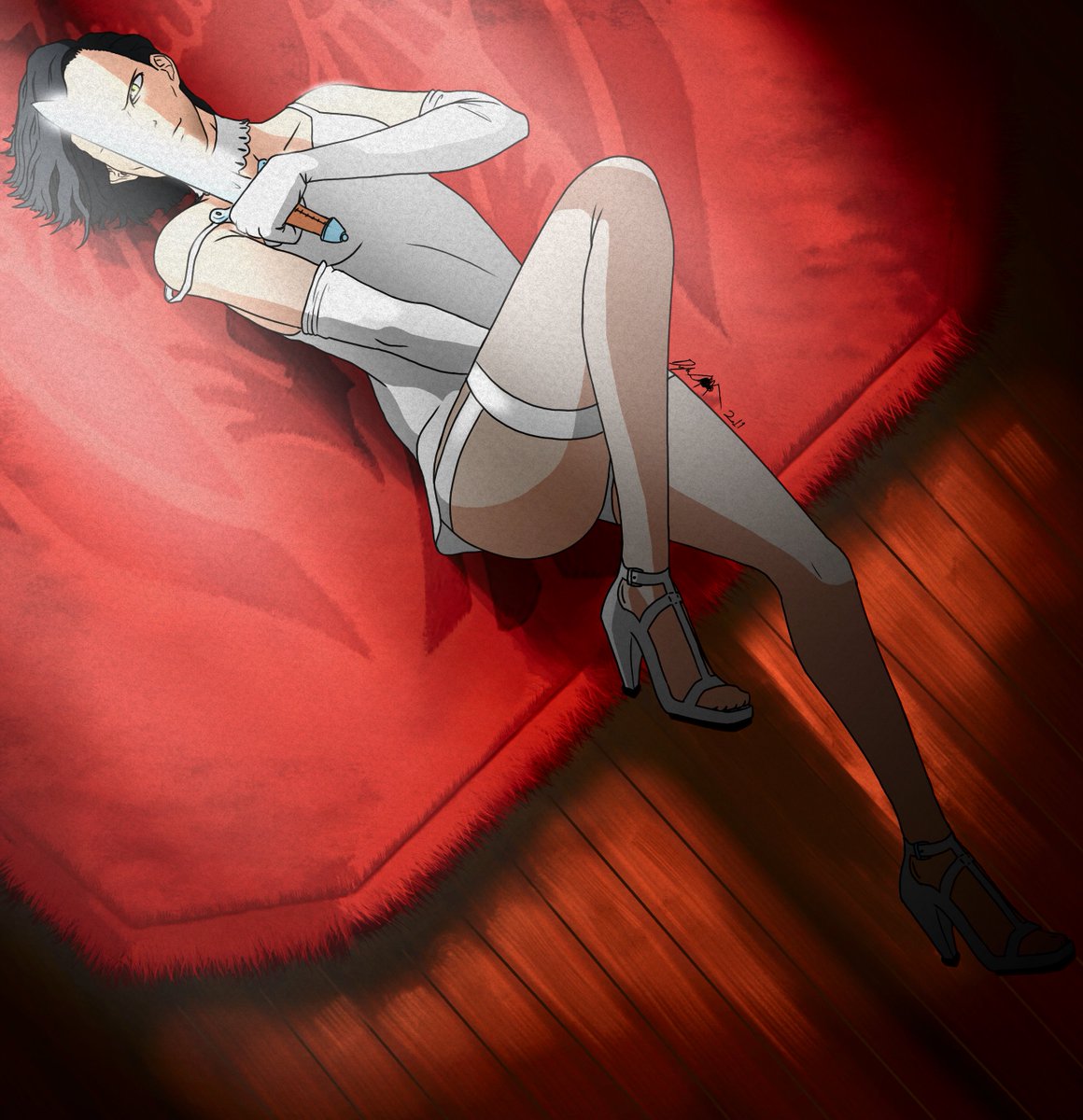 GhoulCell's tweet image. This is a Pin-up of Hubert from Fire Emblem: Three Houses for my dear friend @loafeoil

#FireEmblemThreeHouses #feh3 #pinup #hubertvonvestra