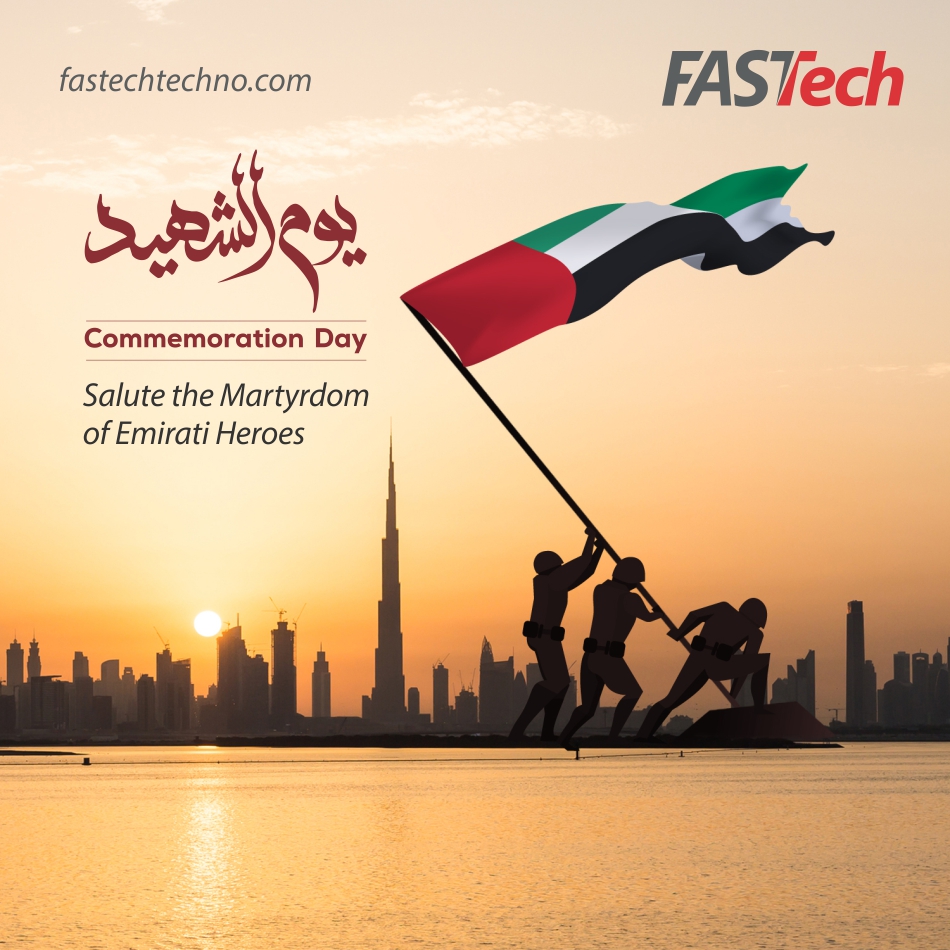 Fastech6's tweet image. To commemorate Emirati heroes on Martyr’s day, we pay tribute and salutations!! #emirati #tribute #heroes #commemorationday #martyr #Fastech #FastechTechno #Microsoft #Azure #Office365 #M365 #Microsoft365 #UAE #Dubai #AbuDhabi #ManagedServices #CloudSolutions #cloudcomputing