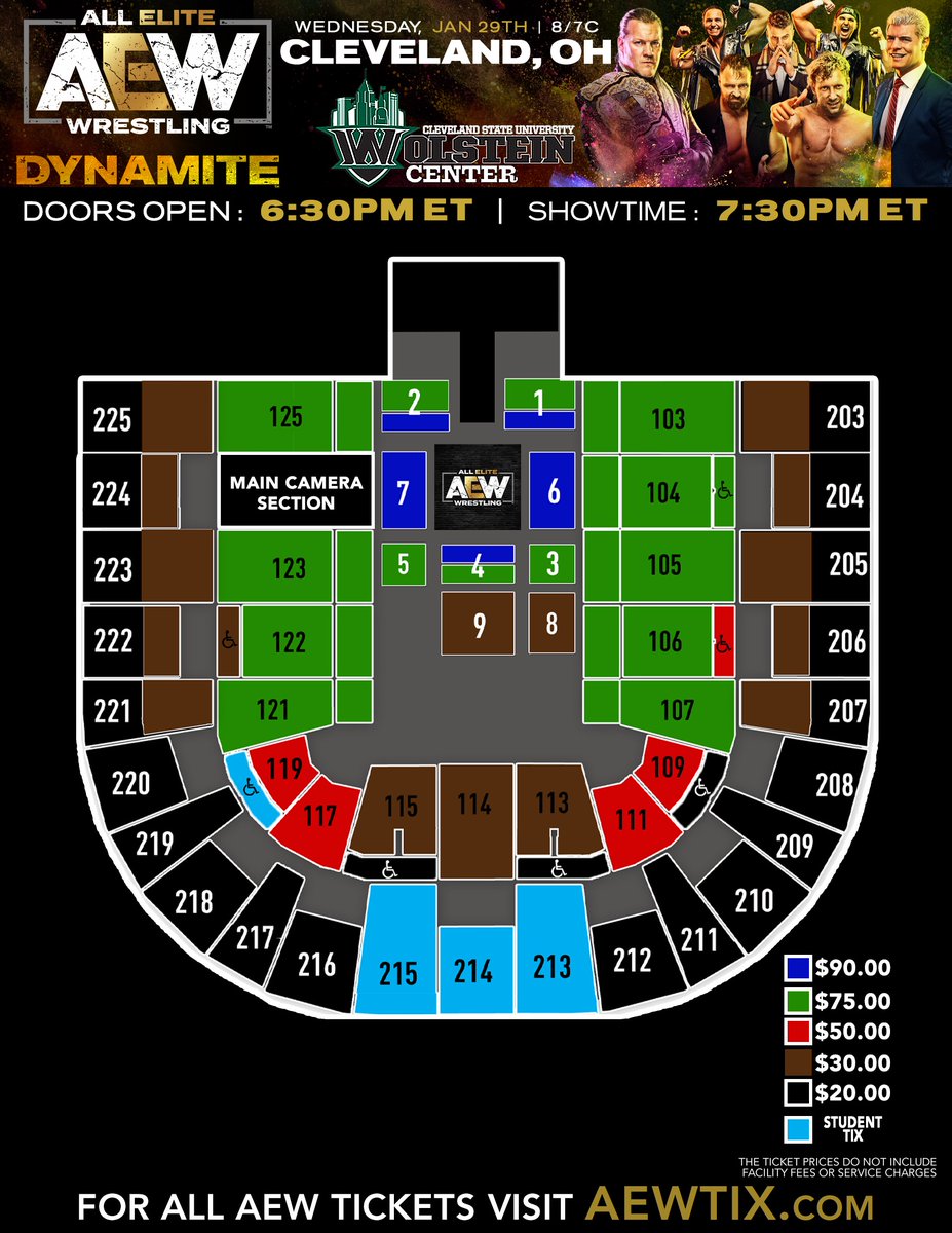 Wolstein Seating Chart