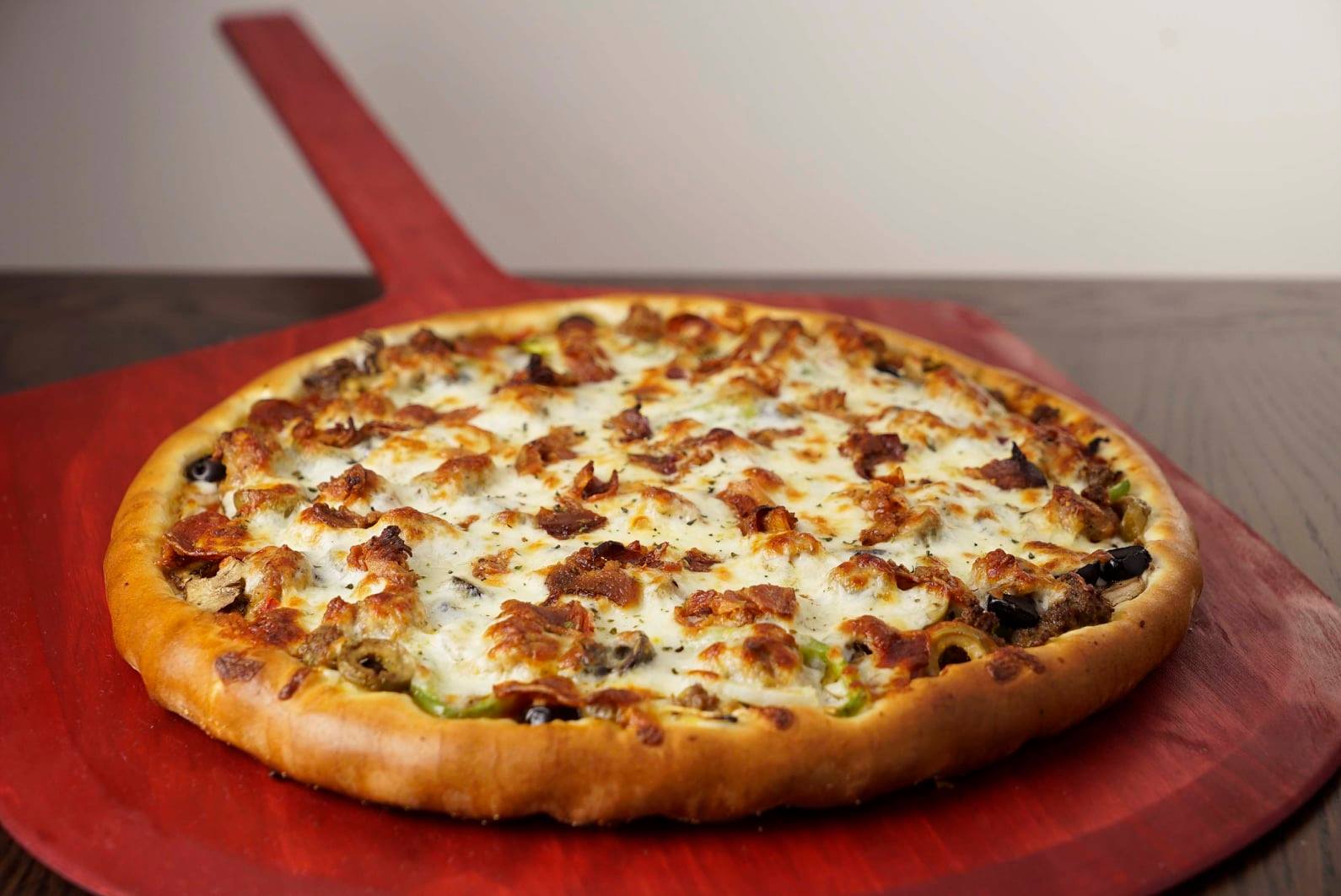 Rosatis authentic Chicago pizza США стоимость 10-дюймовой пиццы пепперони