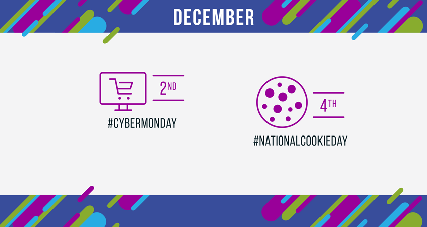 This year’s #CyberMonday falls in December! In 2018, Cyber Monday sales reached $7.87 billion, making it the top spending day of the 2018 holiday season.