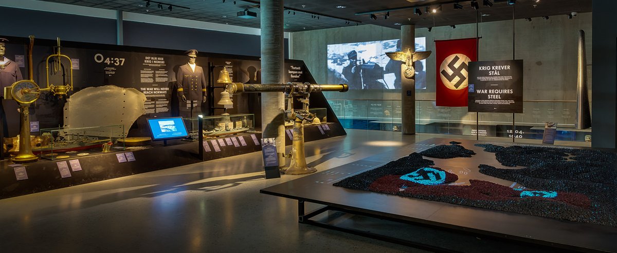 Here in Narvik visiting the excellent War Museum - a gem. Deserves to be better known. warmuseum.no <a href="/Narviksenteret/">Narviksenteret</a>