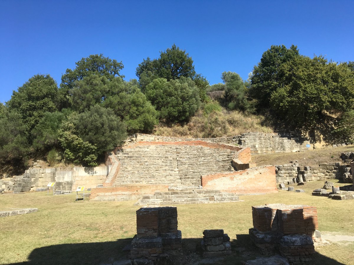 Sarah404BC's tweet photo. #Roman #Odeion #Apollonia #Albania https://t.co/hBIt2ULRYG