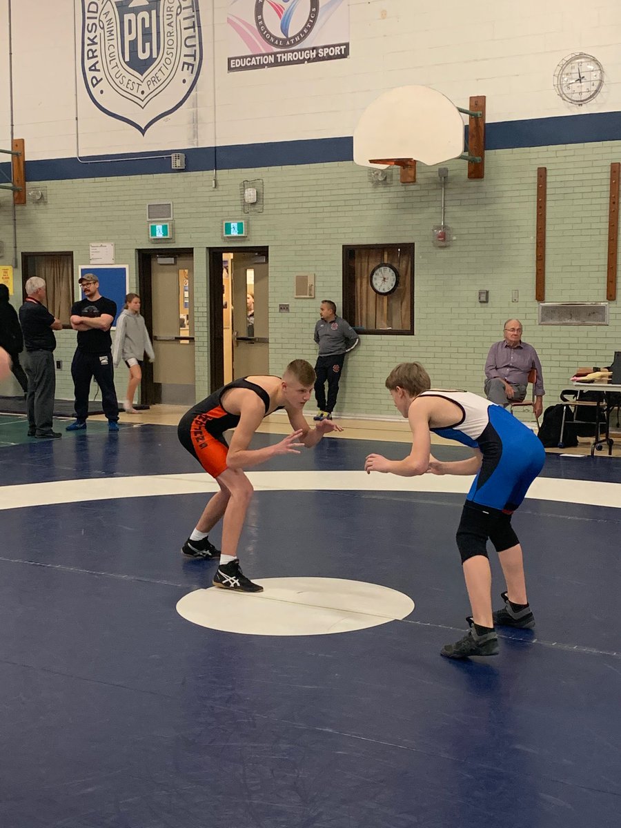MarciPluss's tweet photo. @ClarkeRoad Trojans in wrestling 🤼‍♀️ 🤼‍♂️ action today at @ParksideCI #reptheroad https://t.co/4W16DjwwCa
