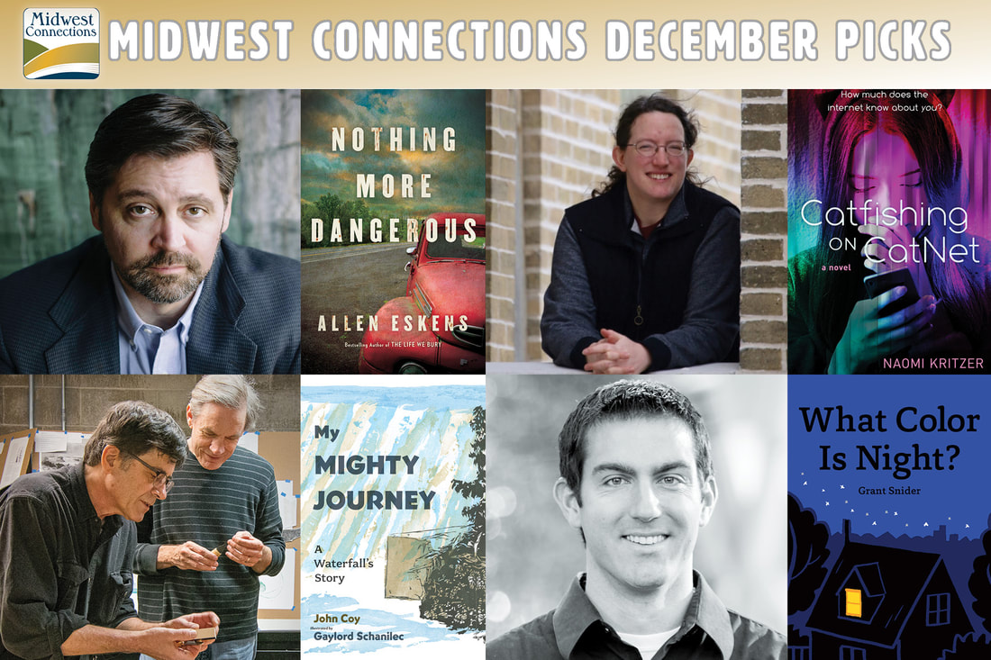 LeftBankBooks's tweet photo. The December @MidwestBooks
 #MWConX Picks by Allen Eskens, Naomi Kritzer, John Coy, Gaylord Schanilec &amp; Grant Snider make great gifts!: learn more at https://t.co/HxU50UMsK9 @aeskens @mulhollandbooks @NaomiKritzer @torteen @MNHSPress @grantdraws @ChronicleKids https://t.co/vVUbtk84Co
