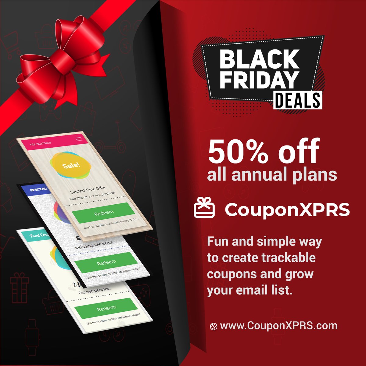 SamiAlTaher's tweet photo. https://t.co/eEzV2djcuJ
Loyalty Platform. Create coupons with coupon designer, share &amp; send to your customers. Customers can save  coupon on home screen or bookmark the link. to redeem they have to register. scan with QR scanner to redeem.
#blackfriday2019 #marketing #coupon https://t.co/jf5eUpvVZQ