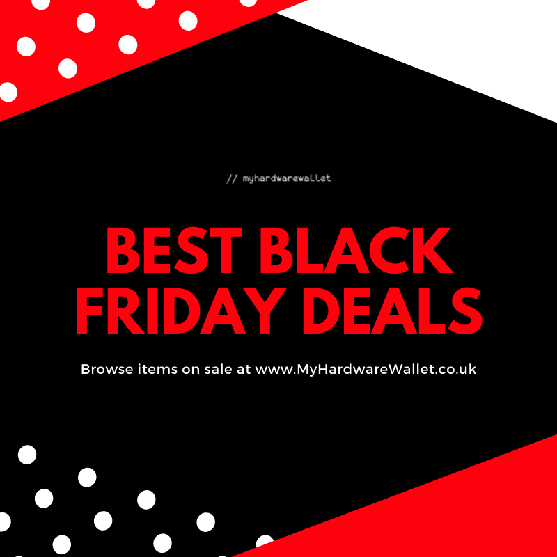 MyHwareWallet's tweet photo. We have loads of discounts and #BlackFriday mega deals on!
Head over to https://t.co/DjI9qcyInH for more information!
#Bitcoin #Trezor #Opendime #Wallets #HardwareWallet #Nano #DigitalBitbox #Quotes #Steely #Crypto #Cryptotag #Omnistaker #Ledger #MHW https://t.co/toyfUtjExq