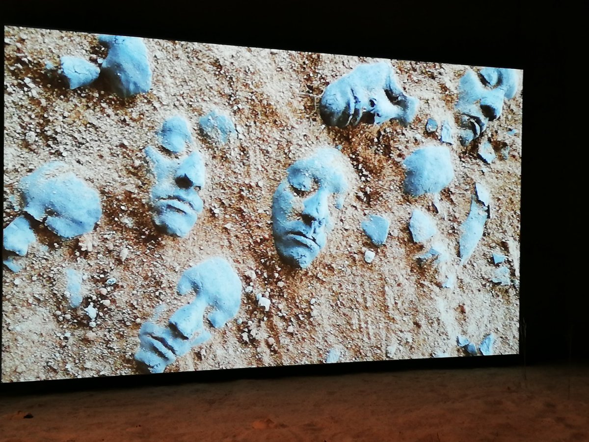 ECCHRBerlin's tweet photo. .@Tueumuna on her multimedia installation at @AdK_Berlin:
"I want to transmit the oral history of my family, the memory of my people and #Namibias unresolved legacy. It's also a way of paying tribute to the bodies, blood and soil."
https://t.co/yuSK8CgOKj
#ColonialRepercussions https://t.co/GnyoXoKNt6