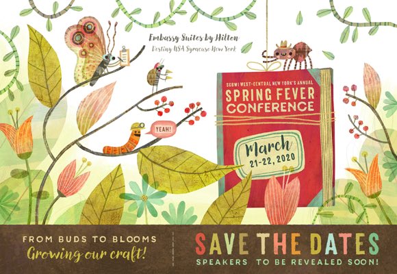So excited! Just registered for the SCBWI Spring Conference in Syracuse! It was a blast going with <a href="/arlosartshow/">Arlo</a> last year!!! Link below! See you there!  westcentny.scbwi.org/events/save-th… @SCBWIWestCentNY <a href="/scbwi/">scbwi</a> #scbwi #kidlit #WIP #makerlife
