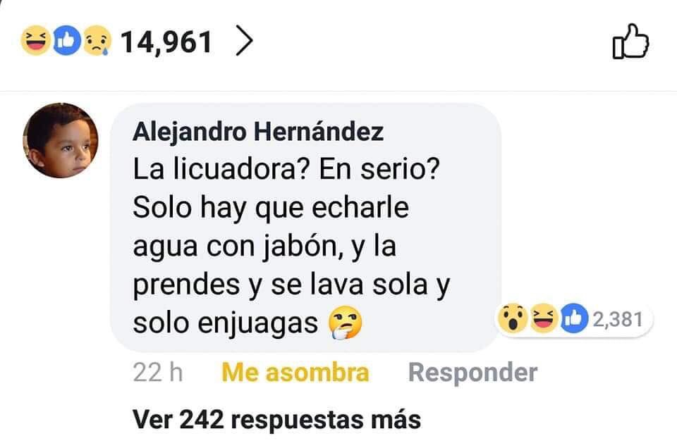 Spiilar's tweet photo. Se acuerdan de este man que descubrió cómo lavar la licuadora https://t.co/TFDRBGPbcX