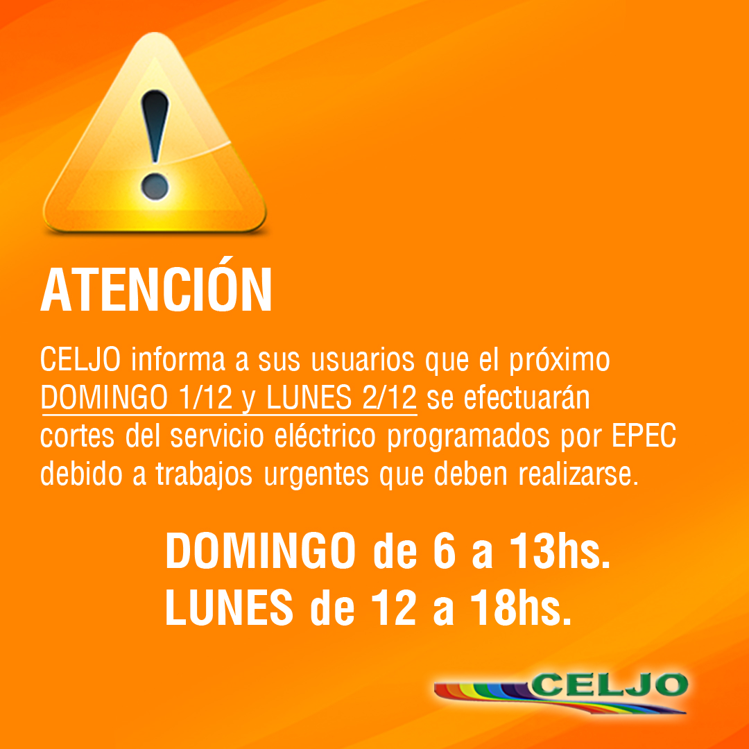 CoopCELJO's tweet photo. ⚠️⚡️⚠️⚡️⚠️ Vale la pena aclarar q por necesidad de EPEC para concluir estos trabajos en lo inmediato, puede haber más cortes programados en los próximos días, q serán debidamente informados con antelación.
💧Pedimos x favor hacer uso racional del agua💧
¡Disculpe las molestias! https://t.co/Dv3J6gRXzZ
