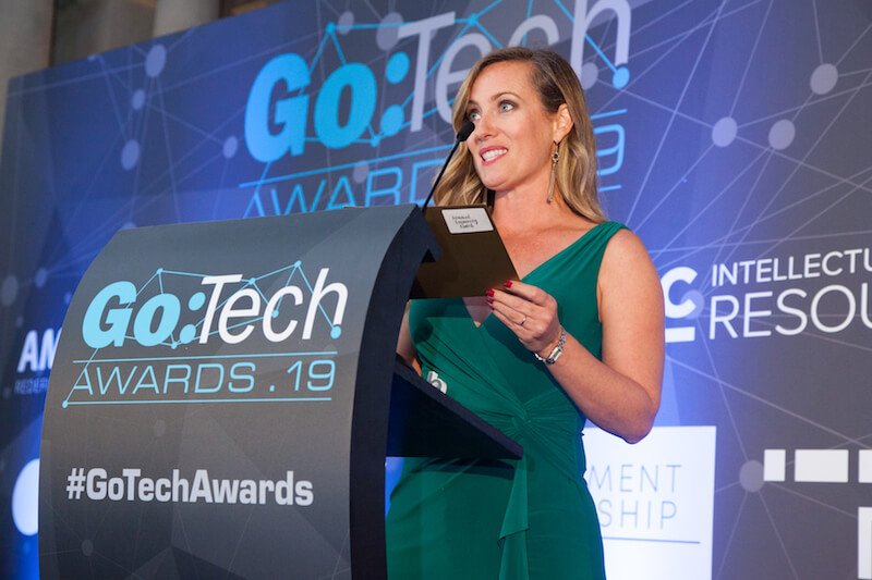AnnRHiatt's tweet image. I had so much fun at this event. It was an honor to be a judge and to present the Advanced Engineering Award at the #gotechawards @BLeaderNews