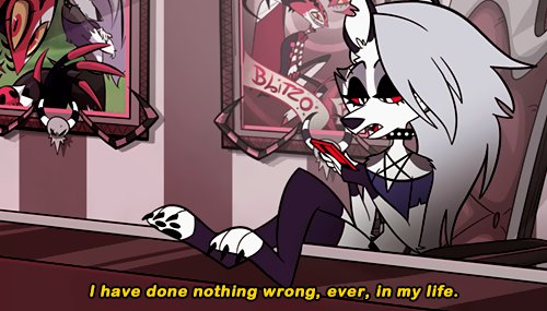 “You know what, I can't take this assault right now. I need to blow off some fucking steam.”

☠ I.M.P. | Immediate Murder Professionals
☠ Rol corto | Medio | Extenso
☠ Multiverse | Helluva Boss
☠ English | Spanish

》R T ?《