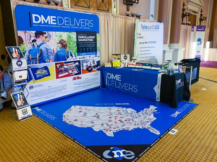 DMEDelivers's tweet photo. We had a such a great time at the AMA Symposium for Higher Education in Las Vegas this month. Thank you to all of our current and future partners for stopping by to learn more about our new Recruitment, Acceptance, and Yield programs.

#AMA #Collegiateprograms https://t.co/W9UYKth2H1