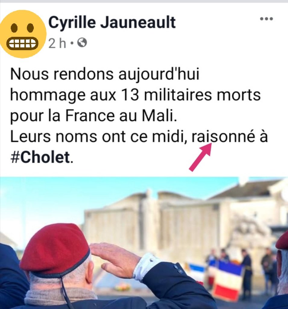 laroulotte49's tweet image. 1ère correction, l'accord du participe passé OK 😊 par contre le verbe #résonner ça ne lui parle par au copain #Jono
Être une #buse de ce niveau est assez remarquable 😂😂😂
#Municipales2020
#DemainCholet
@choletagglo @Citoyens_Cholet
⬇️
soutien scolaire
⬇️
#OBLIGATOIRE 😂