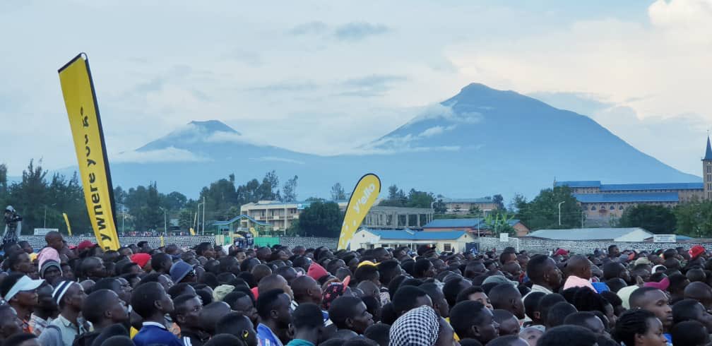 mkngambi's tweet photo. This view 😍😍 ... ⁦@MTNRwanda⁩ is in Musanze! Izihirwe na Muzika. https://t.co/khzwdi3YpX