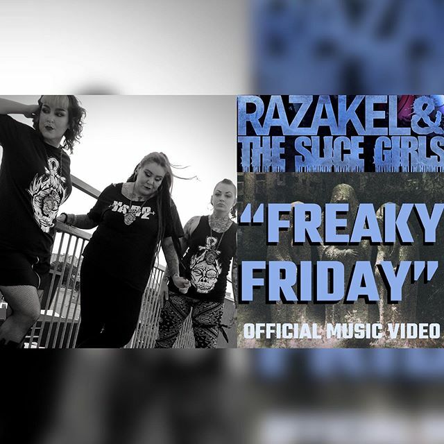 Our NEW music video “Freaky Friday” just dropped last night! Link in bio, don’t forget to subscribe! 🖤⚡️🔪 ⚰️🖤⚡️#razakel #horror #pop #horrorpop #horrorrap #horrorcore #underground #music #singer #rapper #girlsthatrap #girlswithtattoos #girlswithpierc… ift.tt/2OwrzkU