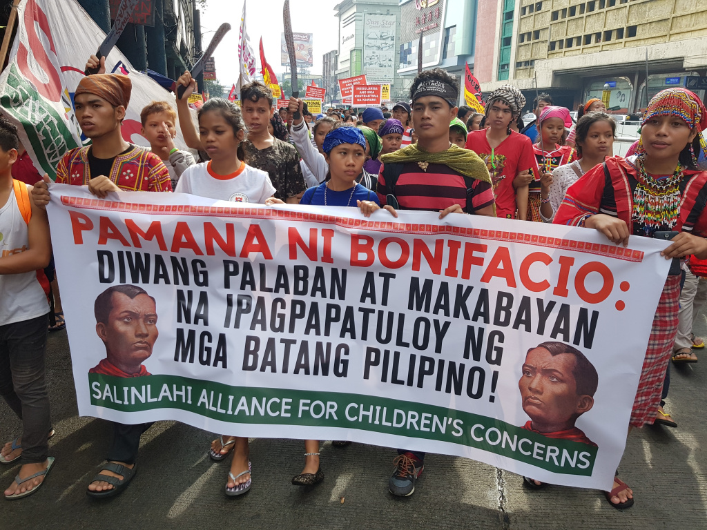ContendUP's tweet image. LET US PERSEVERE IN CONTINUING THE REVOLUTIONARY ENDEAVOR OF ANDRES BONIFACIO BY MILITANTLY OPPOSING THE INTENSIFYING ATTACKS OF THE FASCIST US-DUTERTE REGIME AGAINST THE FILIPINO PEOPLE Official Statement of the Congress of… contendup.wordpress.com/2019/11/30/let…