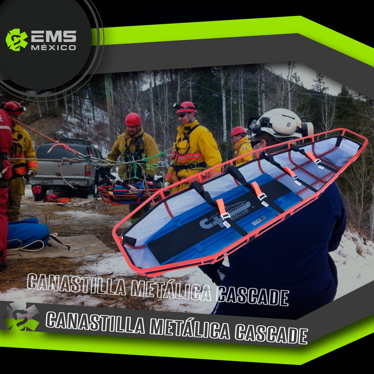 EMSMexico's tweet image. #EMSTip #CanastillaMetálicaCascade 
Canastilla para rescate fabricada en acero de alta resistencia, marco tubular de 3/4 y costillas de 3/8. 
Disponible en @EMSMexico 
#SoyEMS
#EMSMexico #EquipandoALosProfesionales

81 8340 3850 | ventas@EMSMex.com | EMSMex.com