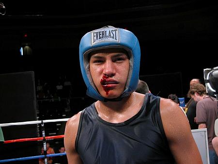 BLACK CLOUD and Eddie Spears punched his way into our hearts and DVD player this morning. Happy birthday ES! 