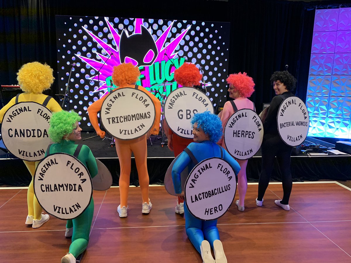 Heroes and villains of vaginal flora 
Well deserved best costume winners!  #GOU2019