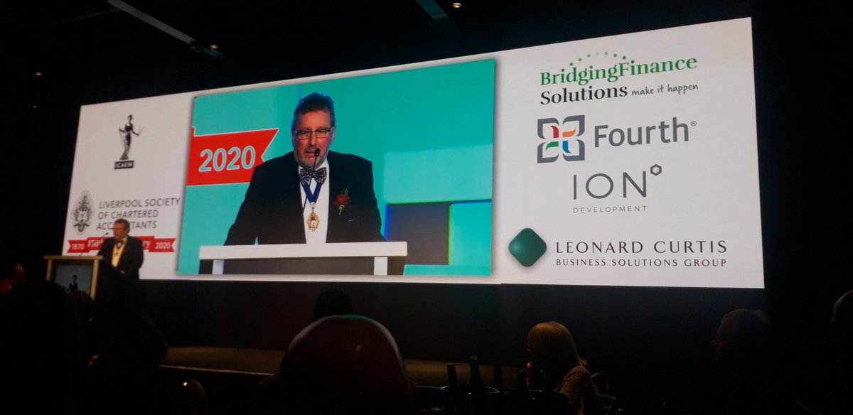 ICAEWLiverpool's tweet photo. The lovely Mr Loveday :) addresses the guests ! #2019LSCA https://t.co/ZGFEhJChU3