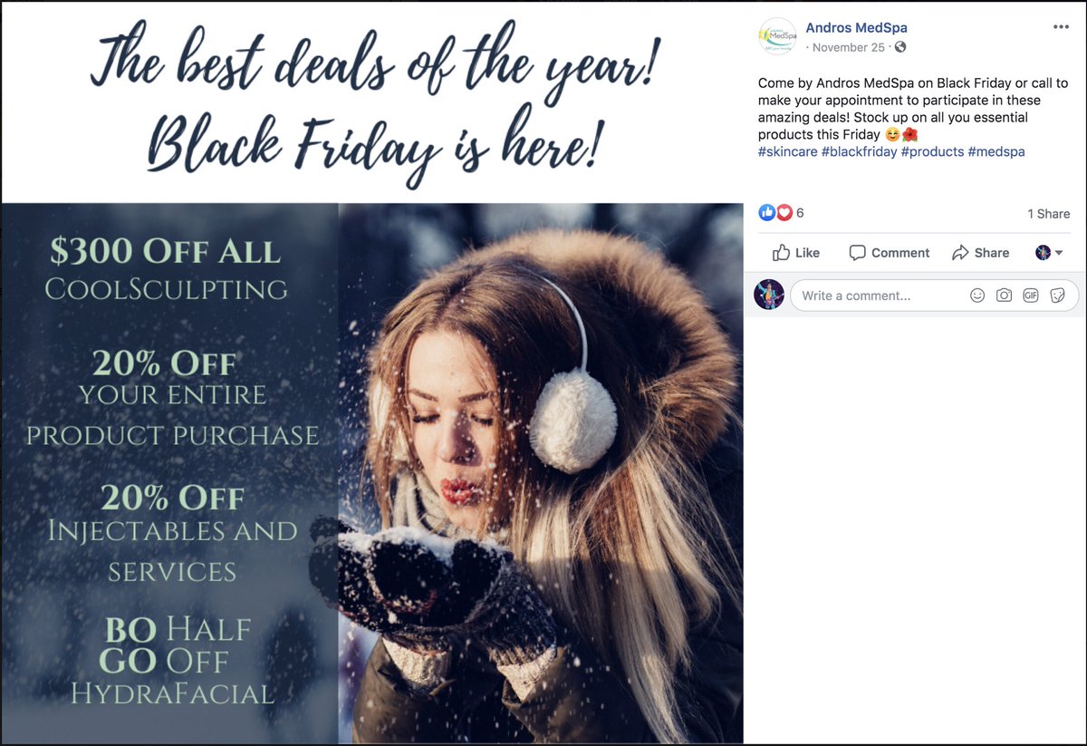 rmgcorp's tweet image. POCBizList Feature! Today while #BlackFriday Shopping check out the deals from @AndrosMedSpa, @HuesBox &amp;amp; join @PimentoKitchen for Live Music!

C/o their listing:
POCBizList.com the TOP online directory to list &amp;amp; find businesses owned by people of color.
📢: #POCBizList