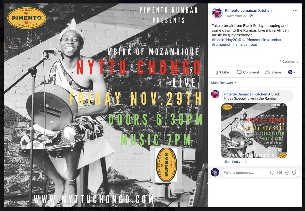 rmgcorp's tweet image. POCBizList Feature! Today while #BlackFriday Shopping check out the deals from @AndrosMedSpa, @HuesBox &amp;amp; join @PimentoKitchen for Live Music!

C/o their listing:
POCBizList.com the TOP online directory to list &amp;amp; find businesses owned by people of color.
📢: #POCBizList