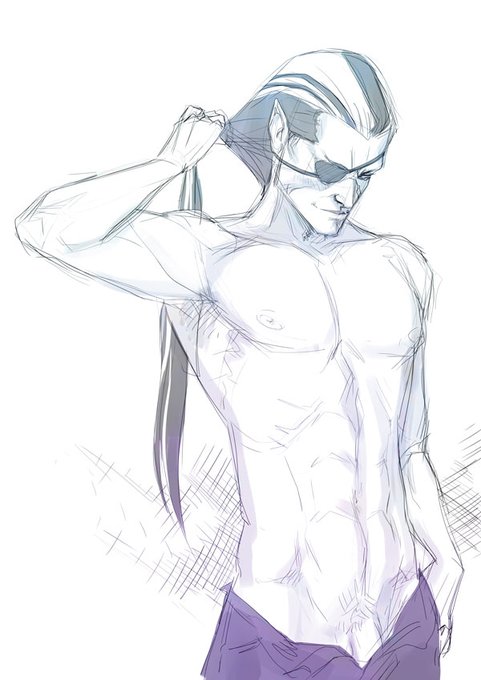 Guess who the patrons are getting done up for them this time 8)) 
[practice sketch] 