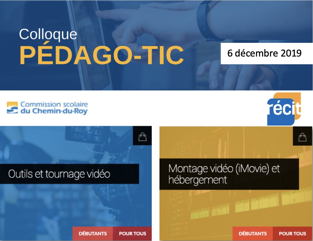 RECIT_FP's tweet image. La vidéo pour soutenir la pédagogie au Colloque Pédago-TIC. 
#recitqc
#recitfp
#csduroy