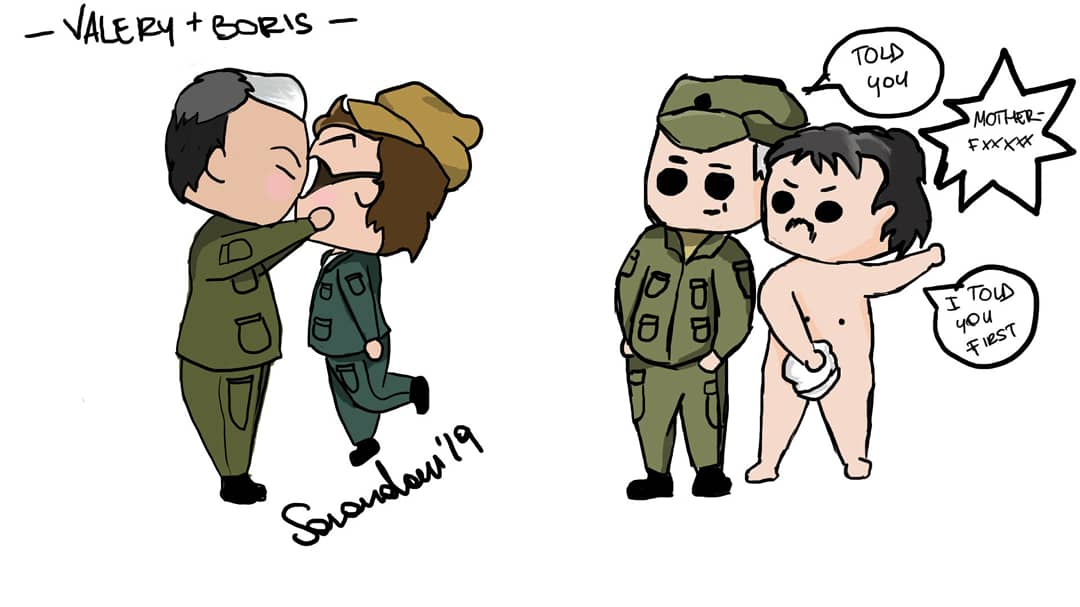 _Sarandom_'s tweet image. #Valoris bc yes (+ Pikalov and Glukhov)